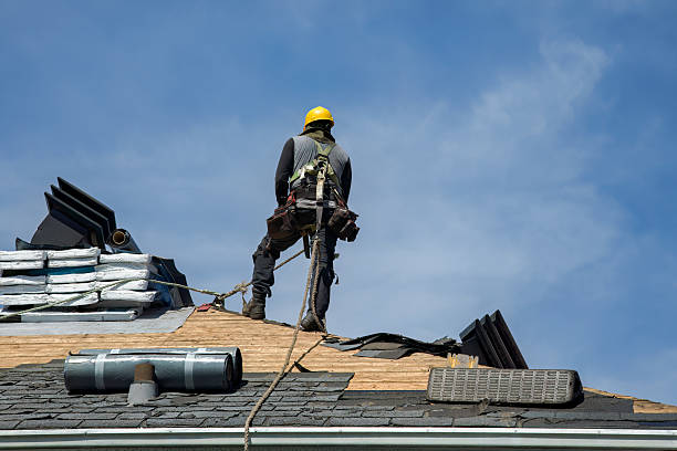 Professional Flat Roof Repair technician working in Albany, TX